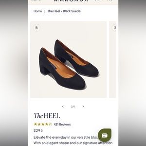 Margaux Black Suede Block Heel